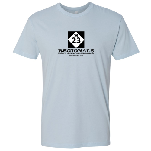 Men/Unisex Next Level Soft Fitted Short Sleeve Tee -- Light Blue