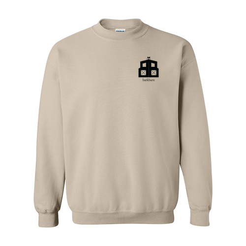 Gildan Heavy Blend Crew Neck Sweatshirt -- Sand / Illustration