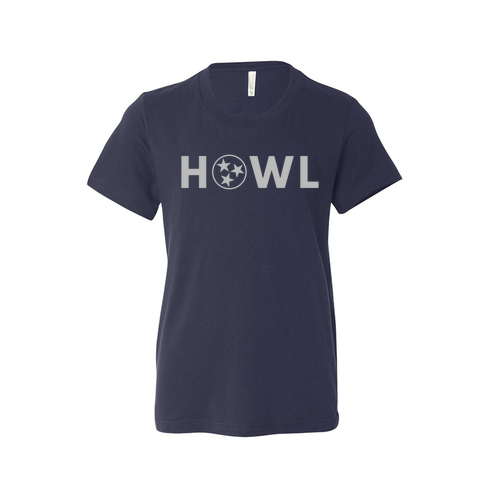Youth Bella Canvas Youth Short-Sleeve T-Shirt -- Navy