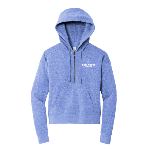 District Women's Perfect Tri-Fleece 1/2-Zip Pullover -- Royal Frost