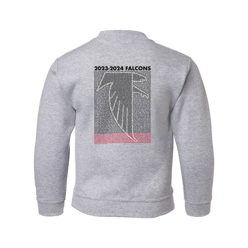 Gildan Heavy Blend Youth Crew Neck Sweatshirt -- Sport Grey