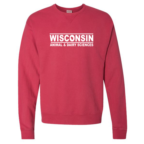 ComfortWash Unisex Crew Sweatshirt -- Crimson Fall