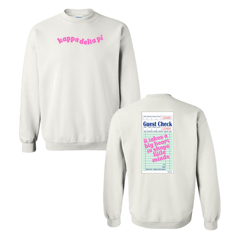 Gildan Heavy Blend Crew Neck Sweatshirt -- White