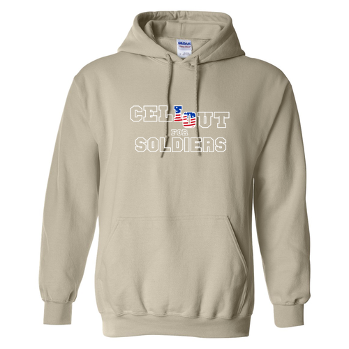 Gildan Heavy Blend Hooded Sweatshirt -- Sand