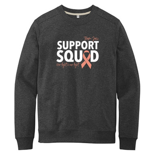 District Re-Fleece Crew -- Charcoal Heather