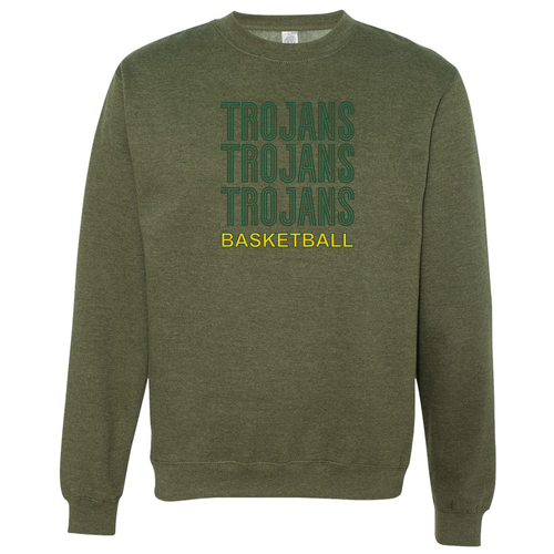 Gildan Heavy Blend Crew Neck Sweatshirt -- Military Green