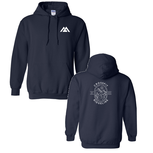 Gildan Heavy Blend Hooded Sweatshirt -- Navy