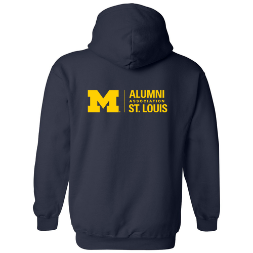 Mens/Unisex Gildan Heavy Blend Hooded Sweatshirt -- Navy