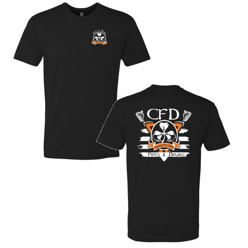 Next Level Black Soft CVC Crew