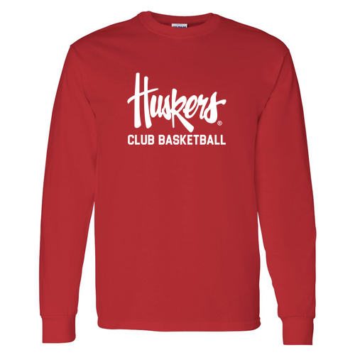 Huskers Club Basketball Longsleeve Tee