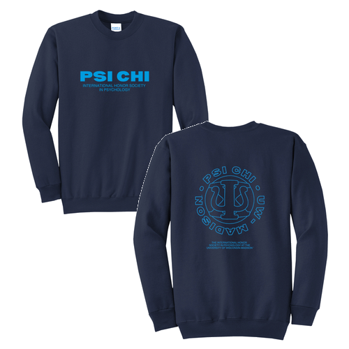 Port and Company Classic Crewneck Sweatshirt  Navy