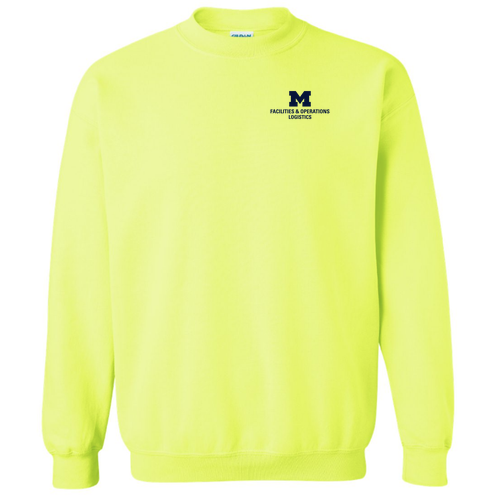 Men/Unisex Gildan Heavy Blend Crewneck Sweatshirt -- Safety Green, $16