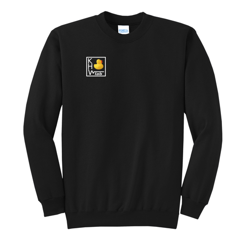 Port and Company Classic Crewneck Sweatshirt -- Jet Black