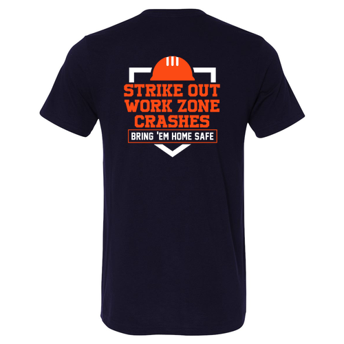 Mens/Unisex Bella Canvas Soft Fitted Triblend Short Sleeve T-Shirt -- Solid Navy Triblend