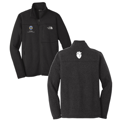 The North Face Sweater Fleece Jacket -- Black Heather