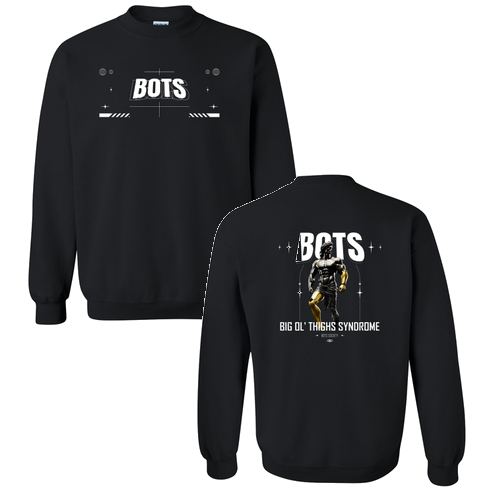 Gildan Heavy Blend Crew Neck Sweatshirt -- Black