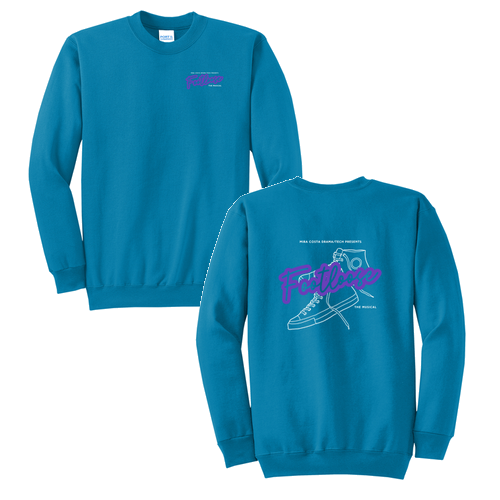 Port and Company Classic Crewneck Sweatshirt -- Neon Blue