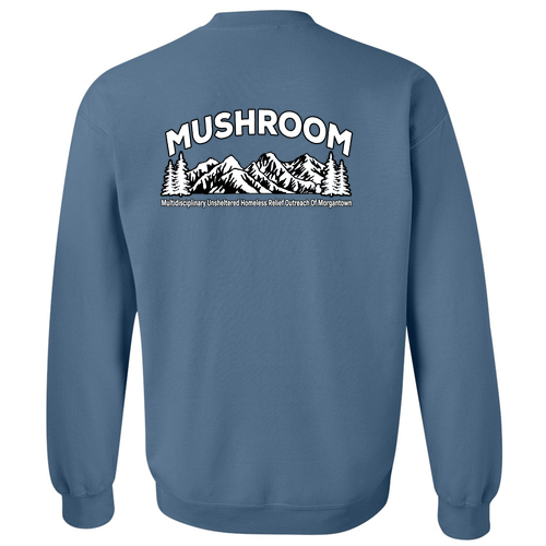 Gildan Heavy Blend Crew Neck Sweatshirt -- Indigo Blue