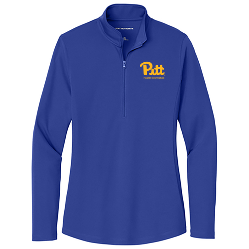 Port Authority Ladies Dry Zone Uv Micro-Mesh 1/4-Zip -- True Royal