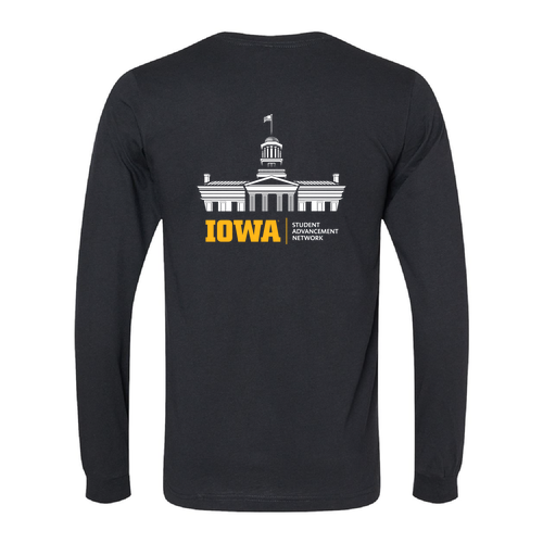 Bella+Canvas Unisex Heather Cvc Long Sleeve Tee- Heathers -- Solid Black Blend