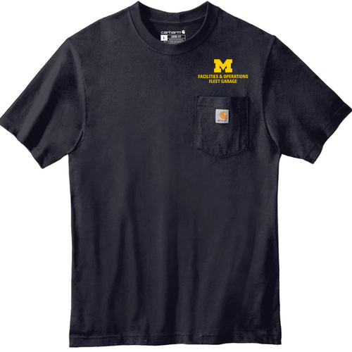Men/Unisex Carhartt Tall Workwear Pocket Short Sleeve T-Shirt -- Navy, $37