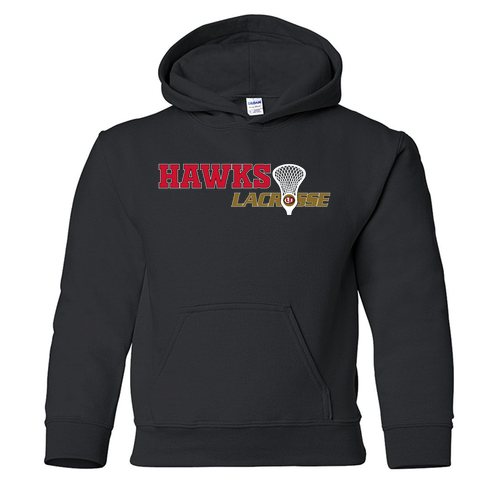 Gildan Heavy Blend Youth Hooded Sweatshirt -- Black