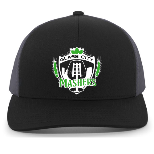 Pacific Headwear Trucker Mesh Hat -- Black / Graphite / Black