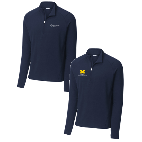 Sport-Tek Sport-Wick Flex Fleece Quarter-Zip -- True Navy