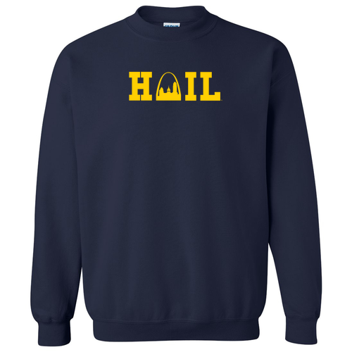 Mens/Unisex Gildan Heavy Blend Crewneck Sweatshirt -- Navy