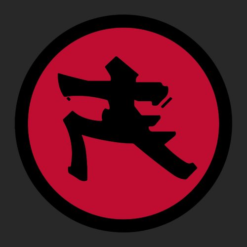 FMA Colorblock Crew Neck-- Black / White