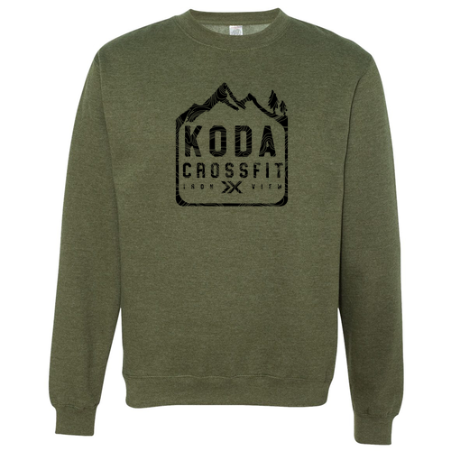 Independent Trading Crewneck Sweatshirt Army Heather