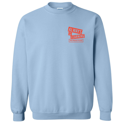 Gildan Heavy Blend Crew Neck Sweatshirt -- Light Blue