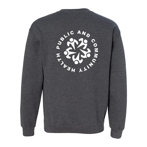 Gildan Heavy Blend Crew Neck Sweatshirt -- Dark Heather