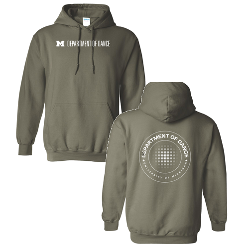 Mens/Unisex Gildan Heavy Blend Hooded Sweatshirt -- Military Green