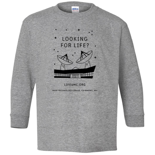 Gildan Youth Heavy Cotton Longsleeve -- Sport Grey