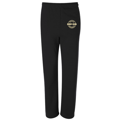 Jerzees Open Bottom Sweatpants w. Pockets -- Black