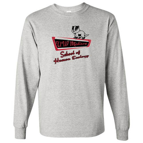 Gildan Heavy Cotton Longsleeve Basic T-Shirt -- Ash