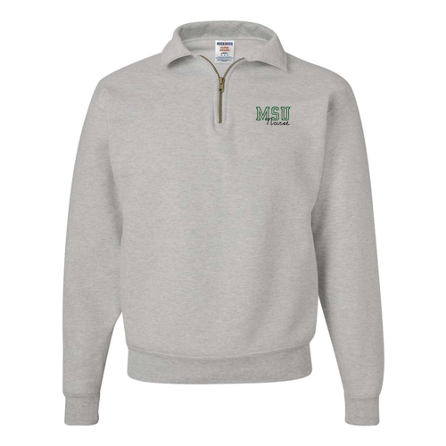 Jerzees 9.3 Oz 50/50 Nublend Quarter Zip Sweatshirt Adult -- Oxford