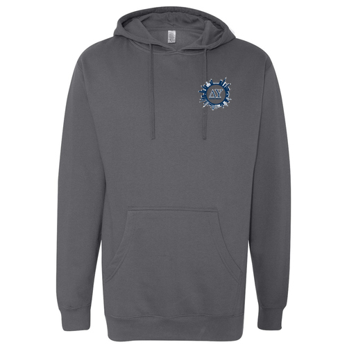 Independent Trading Midweight Hooded Sweatshirt -- Charcoal