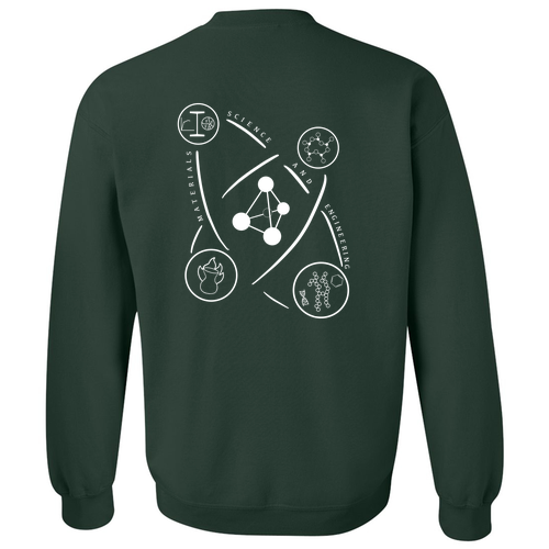 Gildan Heavy Blend Crew Neck Sweatshirt -- Forest Green