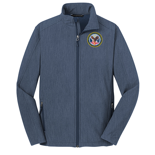 Port Authority Core Soft Shell Jacket -- Navy Heather
