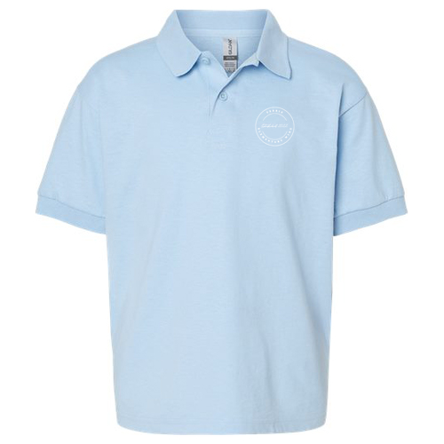 Gildan Youth 50/50 Sport Shirt -- Light Blue