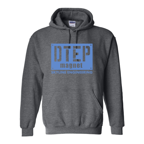 Mens/Unisex Gildan Heavy Blend Hooded Sweatshirt -- Dark Heather