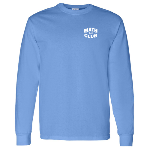 Gildan Heavy Cotton Longsleeve Basic T-Shirt -- Carolina Blue