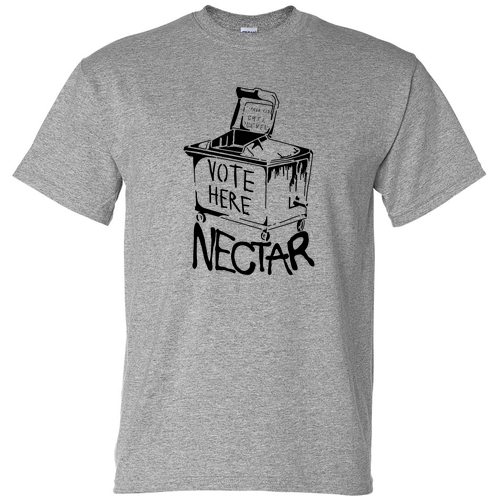 Vote Here- Gildan DryBlend 50/50 T-Shirt -- Sport Grey