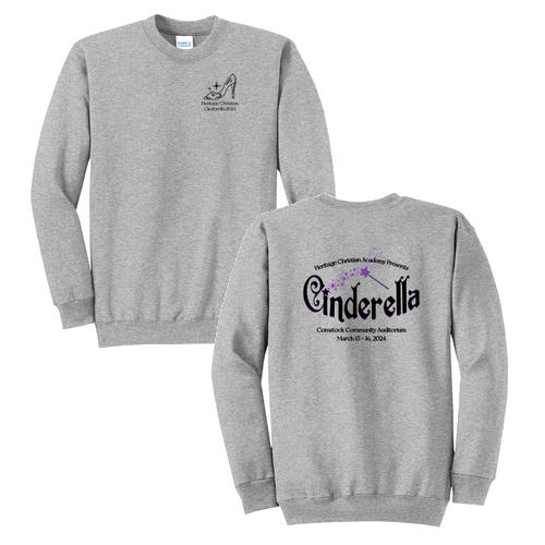 Port and Company Classic Crewneck Sweatshirt -- Athletic Heather