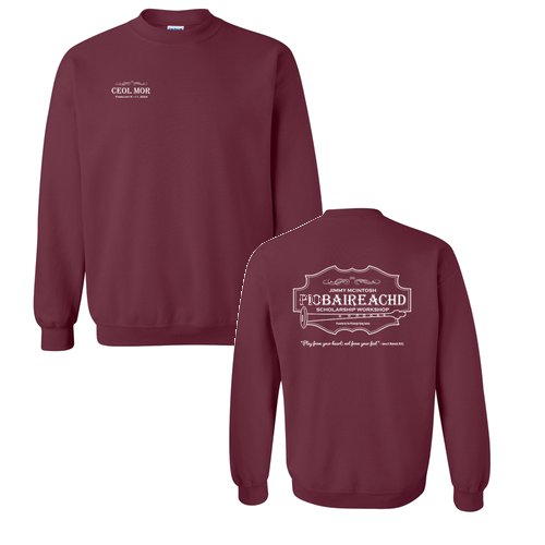 Crew Neck Sweatshirt -- Maroon