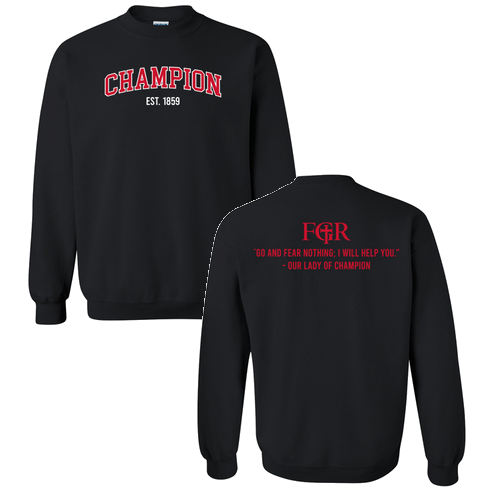 Gildan Heavy Blend Crew Neck Sweatshirt -- Black