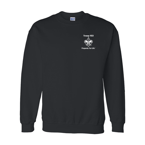 Gildan DryBlend Crew Neck Sweatshirt -- Black