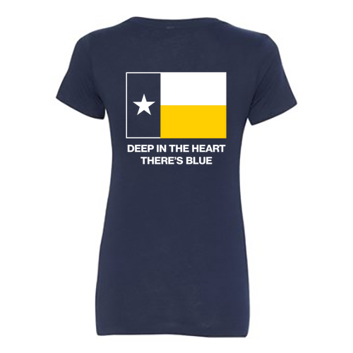 Ladies Next Level Soft Ideal V-Neck Tee -- Midnight Navy